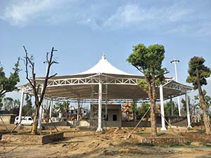 新鄭中興廣場(chǎng)<font color='red'>膜結(jié)構(gòu)景觀</font>工程項(xiàng)目動(dòng)態(tài)