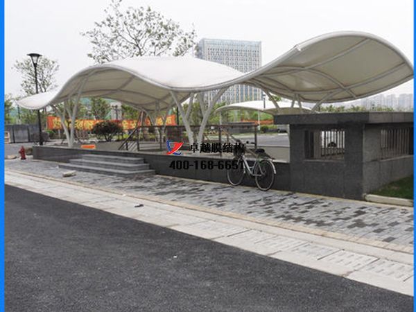 太原膜結(jié)構(gòu)地下車庫出入口【太原重工等】設(shè)計施工案例