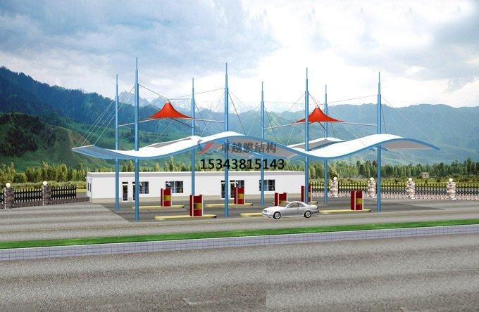 巢湖市膜結(jié)構(gòu)雨棚工程設計施工案例 　　