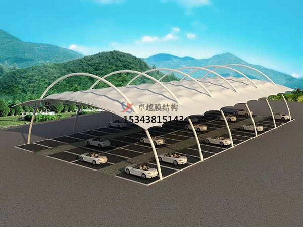 仙桃<font color='red'>膜結(jié)構(gòu)車(chē)棚</font>【雨棚公司】