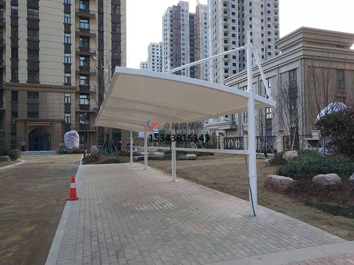 安陽湯陰新城國際充電站膜結(jié)構車棚