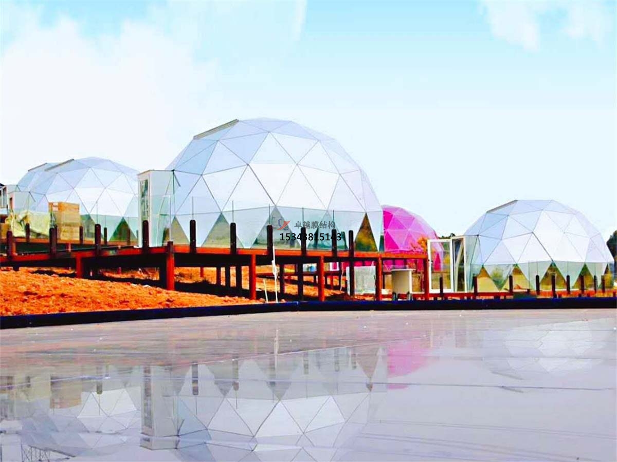 漯河<font color='red'>膜結(jié)構(gòu)景觀</font>拉膜案例
