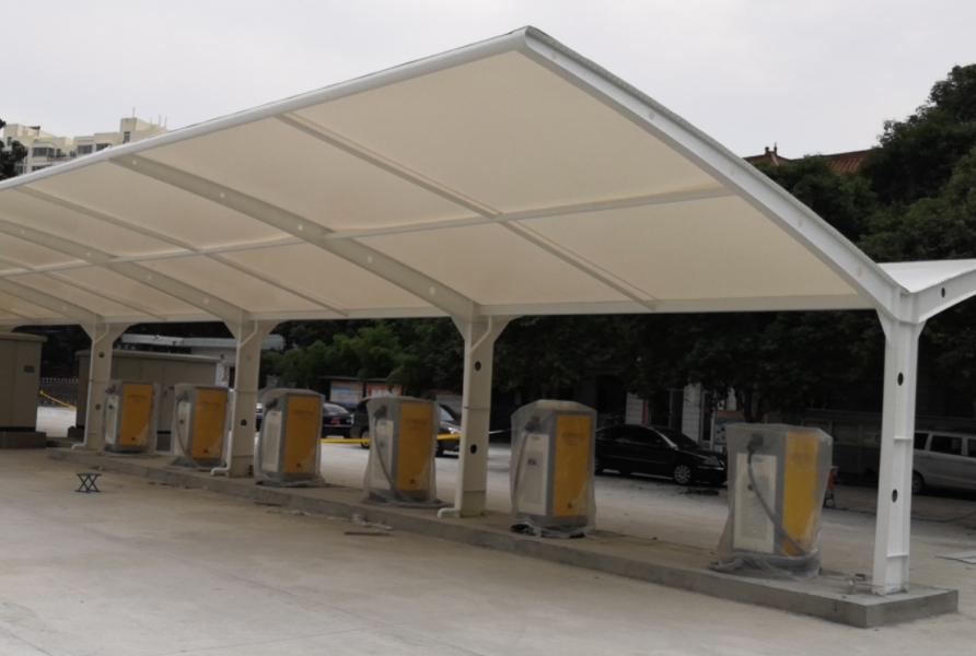 充電樁車(chē)棚翻新方案怎么做？